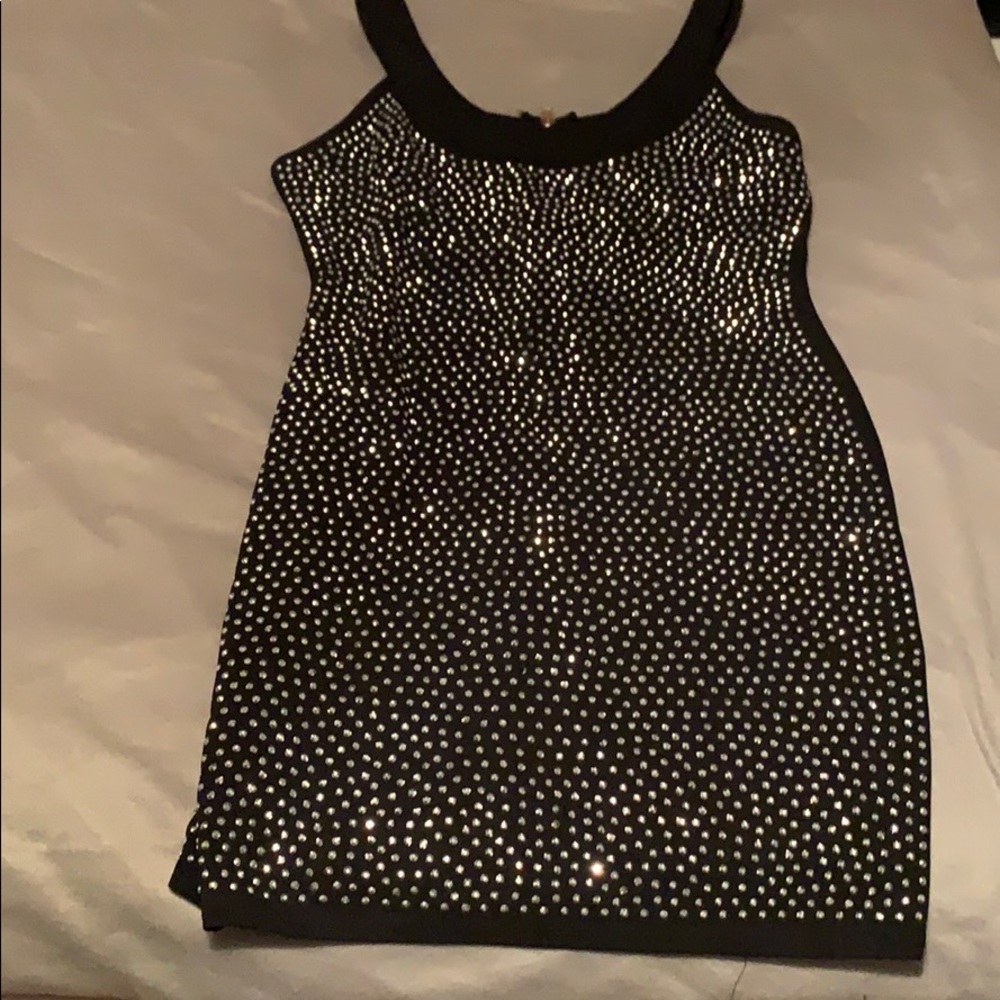 Black diamond dress